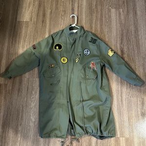 Oversized cargo jacket